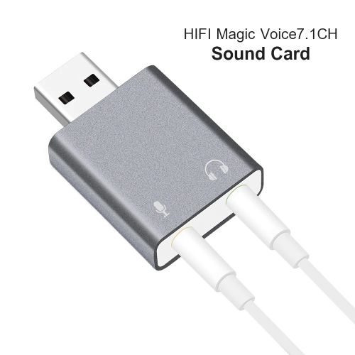 Carte Son USB Externe Hifi Magic Sound 7.1CH,  Adaptateur de Son, Usb Sound Card
 Fiche Technique et Prix au Maroc