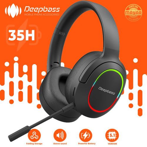 Deep Bass Casque Bluetooth R10 sans fil Noir avec Micro, batterie 400mAh 8 heures d'Appels et de Musique
 Fiche Technique et Prix au Maroc