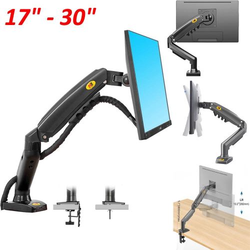 North Bayou Support TV Moniteur 24" 27" 17" jusqu'a 30" Support Moniteur PC Support Ecran LCD Bureau, Ressort à gaz 
 Fiche Technique et Prix au Maroc