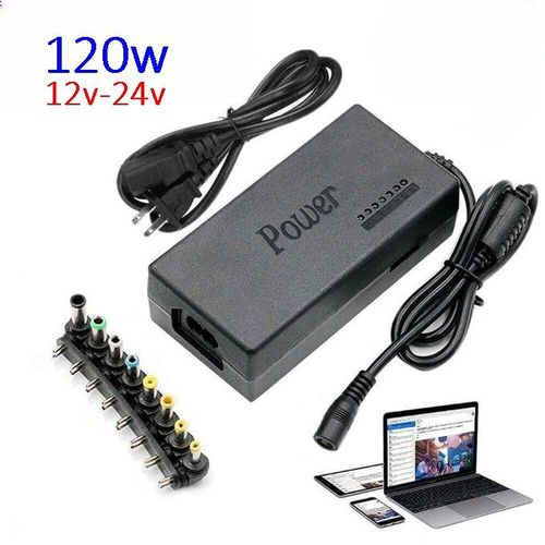 Chargeur Universal 8x1 Pour PC Portable 120w 12-24v Alimentation Multi Usage
 Fiche Technique et Prix au Maroc