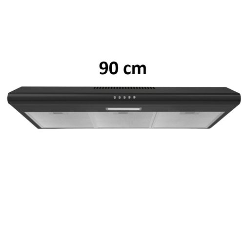 Schneider Hotte aspirante sous meuble noir ,2 Filtre à charbon inclus 2 moteurs 90cm Lampe led
 Fiche Technique et Prix au Maroc