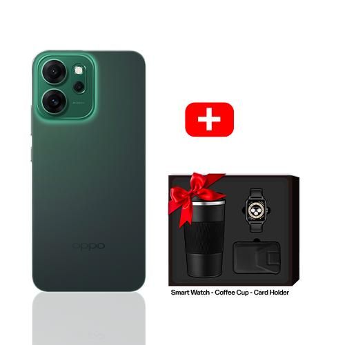 Oppo RENO14 F 5G 6.57" – 12GB+512GB – Luminous Green + Smart watch - Coffe Cup - Card Holder
 Fiche Technique et Prix au Maroc