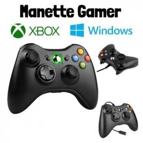 Manette de jeu USB contrôleur filaire pour XBOX pour Windows 7 / 8 / 10
 Fiche Technique et Prix au Maroc