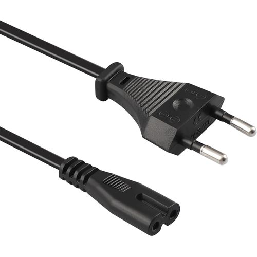 Câble d'alimentation, câble Euro 2 broches Figure 8 Câble d'alimentation compatible avec tout
 Fiche Technique et Prix au Maroc