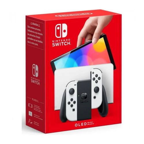 Nintendo Console Switch - Modèle OLED • Blanc
 Fiche Technique et Prix au Maroc