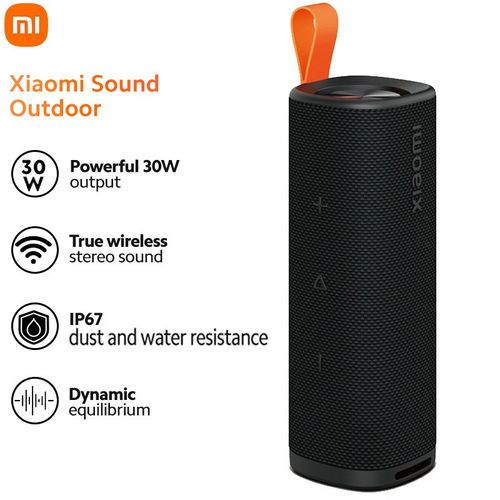 XIAOMI Sound Outdoor 30W Enceinte Bluetooth Haut-parleur Noir
 Fiche Technique et Prix au Maroc