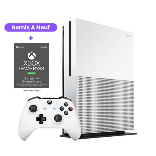 XBOX Console One S - Reconditionnée Avec Manette + Game Passe 3 Mois Préinstallé 
 Fiche Technique et Prix au Maroc