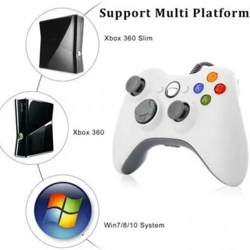 Manette Avec Fil Haute Qualite filaire pour Xbox 360 Contrôleur De Jeu PC
 Fiche Technique et Prix au Maroc