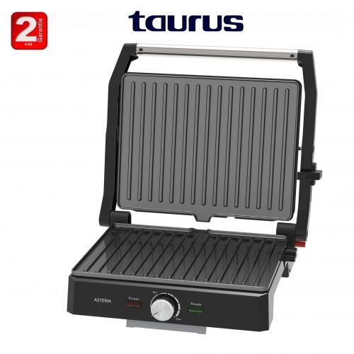 Taurus Panini Grill Asteria plancha et Appareil à Sandwich 2200w -2ans de garantie
 Fiche Technique et Prix au Maroc