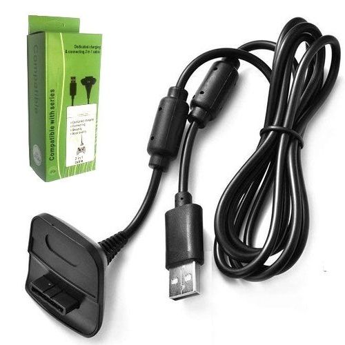 Cable 2x1 pour Charger et Jouer avec Manette Xbox360 // Adaptable Compatible
 Fiche Technique et Prix au Maroc