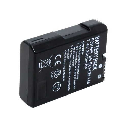Digital Batterie pour appareil photo reflex numérique 7.4V EN-EL14 pour Nikon D3100 D3200 D3300 D5100 D5200 D5300 D5500 dslr camera
 Fiche Technique et Prix au Maroc