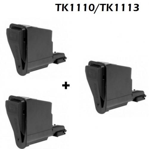 3 x Toner TK-1110/TK1113 pour imprimantes FS-1120MFP, FS-1040, 1120 MFP, FS 1020 MFP, 1120 MFP,
 Fiche Technique et Prix au Maroc