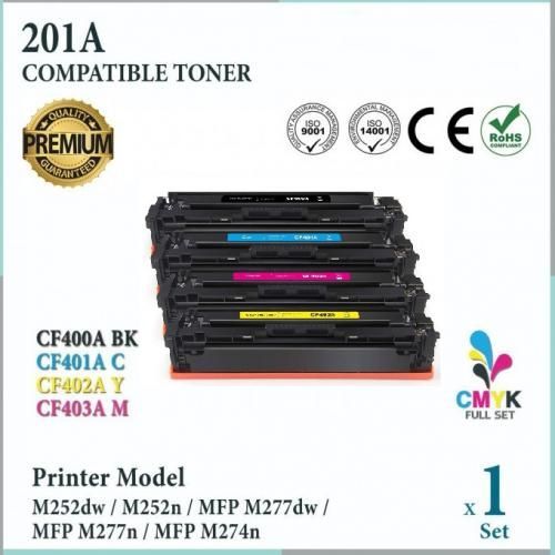 Compatible avec HP Color 201A  et Canon CRG- 045H CF400A CF401A CF402A CF403A
 Fiche Technique et Prix au Maroc