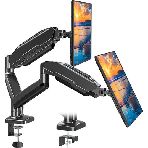 Support double Bras de Moniteurs avec Ressorts à Rotation à 360° pour 2 écrans de 13 à 32 Pouces
 Fiche Technique et Prix au Maroc