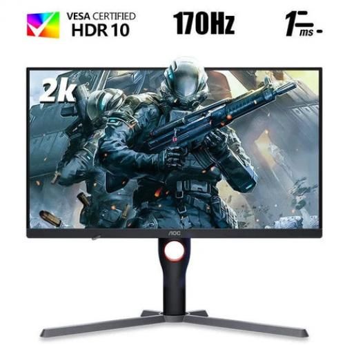 Aoc Moniteur de jeu Q27G3S 27" 2K QHD 170Hz IPS large gamme de couleurs HDR10 1ms
 Fiche Technique et Prix au Maroc