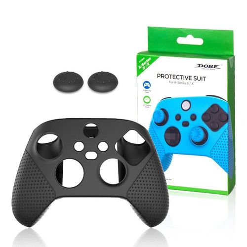 Dobe Etui en silicone souple pour manette Xbox Series S/X avec 2 Poignées de pouce
 Fiche Technique et Prix au Maroc
