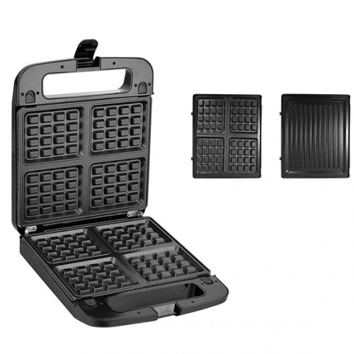 Lamacom panini - gaufrier antiadhérent 2 en 1
 Fiche Technique et Prix au Maroc