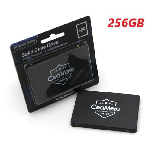 CeaMere Disque Dur interne Ssd avec capacité de 256 GB
 Fiche Technique et Prix au Maroc