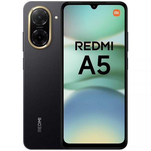 XIAOMI Redmi A5 6.88" FULL HD(3 GB - 64GB)  Android 15- 5200 mAh - 32 MP - Noir
 Fiche Technique et Prix au Maroc