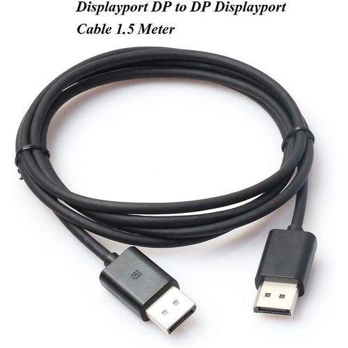 Câble Display Port 1.2 Mâle vers Mâle 1.5M - Noir
 Fiche Technique et Prix au Maroc