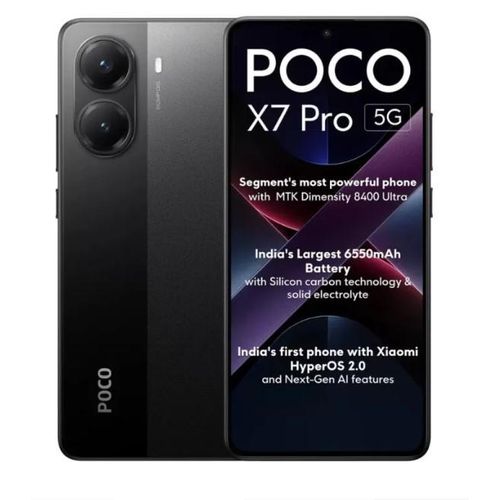XIAOMI POCO X7 PRO (12Go, 512Go)5G 6.67"AMOLED-Dimensity 8400-Ultra, - 50 MP avec OIS-Noir
 Fiche Technique et Prix au Maroc