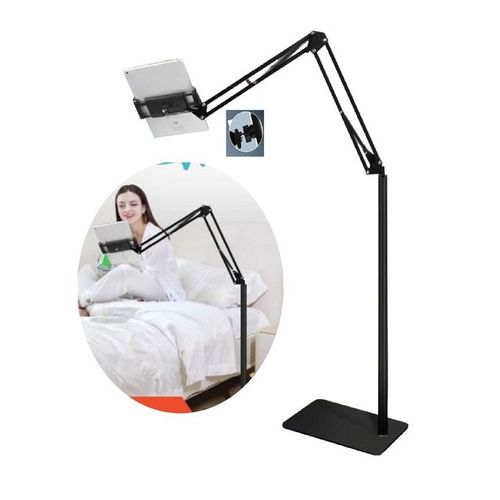 Floor support clip Robuste de téléphone portable/tablette de type au sol plancher de 3,5 à 11pouces
 Fiche Technique et Prix au Maroc