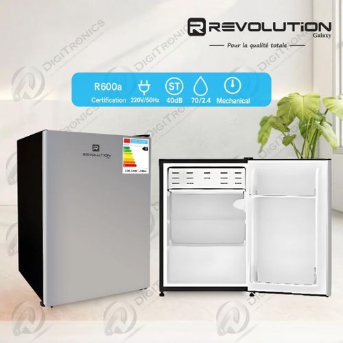 REVOLUTiON Galaxy Mini réfrigérateur et mini Bar 70L, R600a, silencieux, WR-70
 Fiche Technique et Prix au Maroc