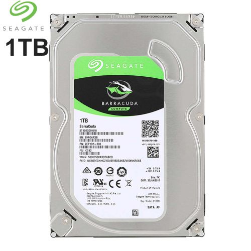 SEAGATE BarraCuda Disque Dur Interne SATA 1TB / 1TO HDD 7200 6Gb/s 3.5" -1000GB / 1000GO
 Fiche Technique et Prix au Maroc