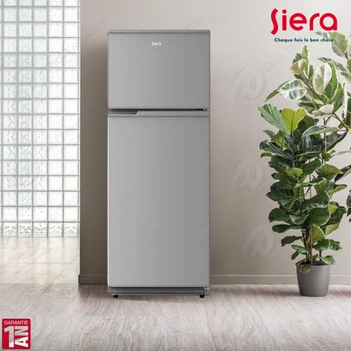 Siera Réfrigérateur Double Porte statique 185 Litres DP 27 Silver
 Fiche Technique et Prix au Maroc