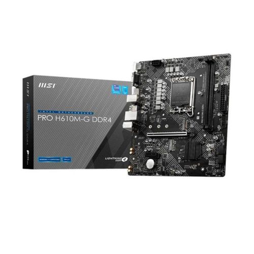Msi Carte Mère H610M-G DDR4 PRO
 Fiche Technique et Prix au Maroc