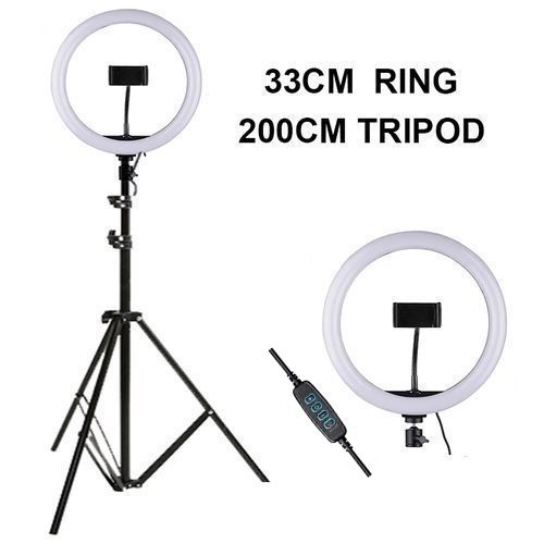 Led RING LIGHT  33cm + trépied 2m
 Fiche Technique et Prix au Maroc