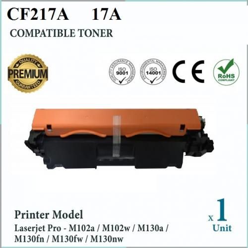 TONER Compatible HP CF217A 17A pour LaserJet Pro M102  M130
 Fiche Technique et Prix au Maroc