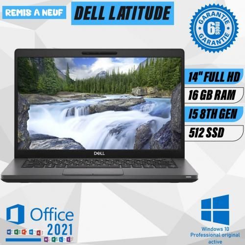 DELL PC portable Latitude 5491 i5 8ème, 16Go DDR4, 512Go SSD, 14" QWERTY - Remis à neuf
 Fiche Technique et Prix au Maroc