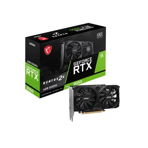 Msi CARTE GRAPHIQUE  GEFORCE RTX 3050 VENTUS 2X E 6G OC
 Fiche Technique et Prix au Maroc