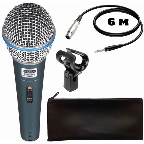 Beta Microphone dynamique Vocal micro pour PC DJ Mixer Microphones karaoké
 Fiche Technique et Prix au Maroc
