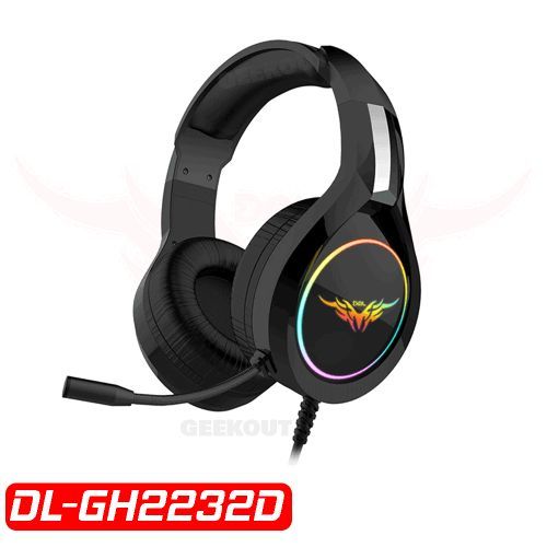 Dml Casque Gamer  casque PC avec  son surround casque antibruit avec micro et lumière LED
 Fiche Technique et Prix au Maroc