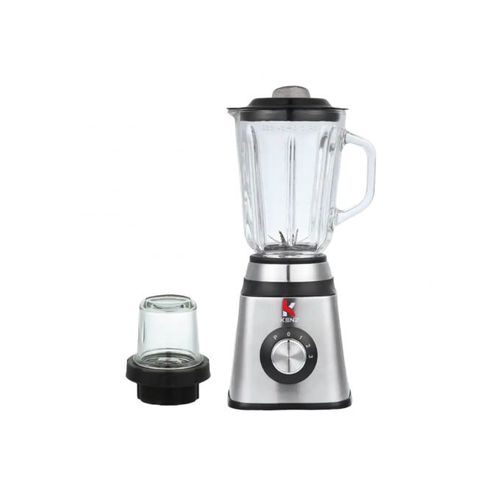 Kenz Blender Mixeur Blender Bol En Verre 1.5L+ Moulinette A Épices/
 Fiche Technique et Prix au Maroc