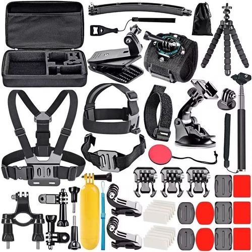Kit d&rsquo;accessoires de caméra d&rsquo;action 50 en 1 pour GoPro 
 Fiche Technique et Prix au Maroc