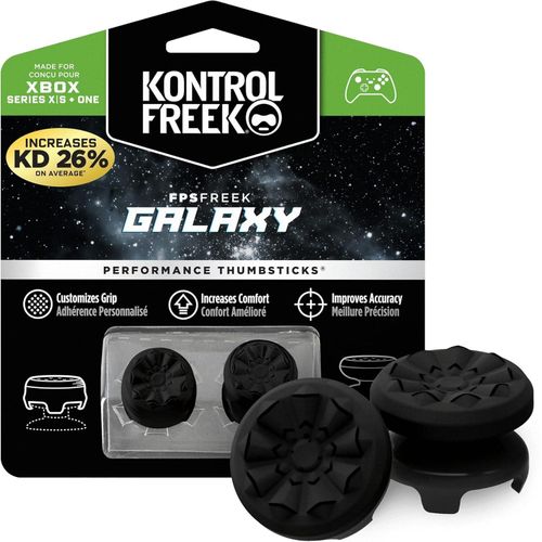 Kontrolfreek Joysticks FPS Freek Galaxy Noir performance thumbsticks pour manette XBOX series X/S et One 
 Fiche Technique et Prix au Maroc