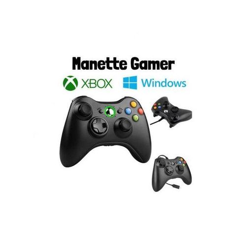 Manette de jeu filaire sans fil pour Xbox 360-Windows
 Fiche Technique et Prix au Maroc