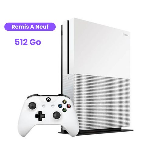 Microsoft Console One S 512GB Blanche Avec Manette – Reconditionnée Comme Neuve
 Fiche Technique et Prix au Maroc