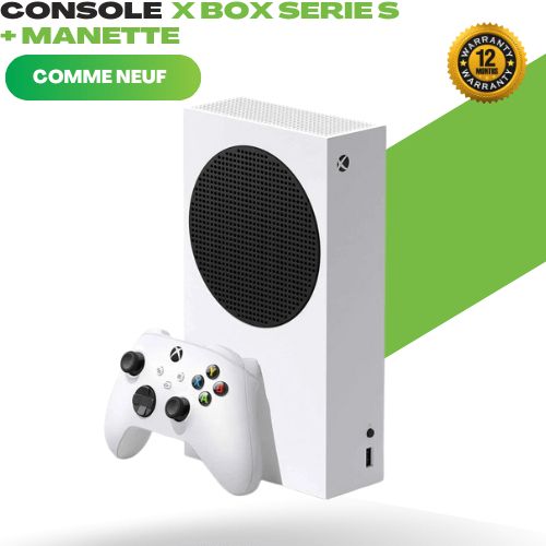 Microsoft Console Xbox Series S Remise à Neuf Avec Manette
 Fiche Technique et Prix au Maroc