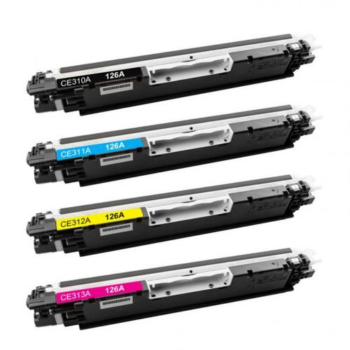 Pack Toner 126A  Adaptable ( CE310A/CE311A/CE312A/CE313A )
 Fiche Technique et Prix au Maroc