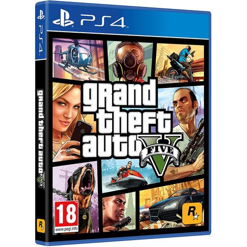 Rock Star Playstation Grand Theft GTA 5 PS4
 Fiche Technique et Prix au Maroc