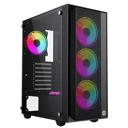 SG BOITIER  AIRFLOW 4 FAN FRGB NOIR
 Fiche Technique et Prix au Maroc