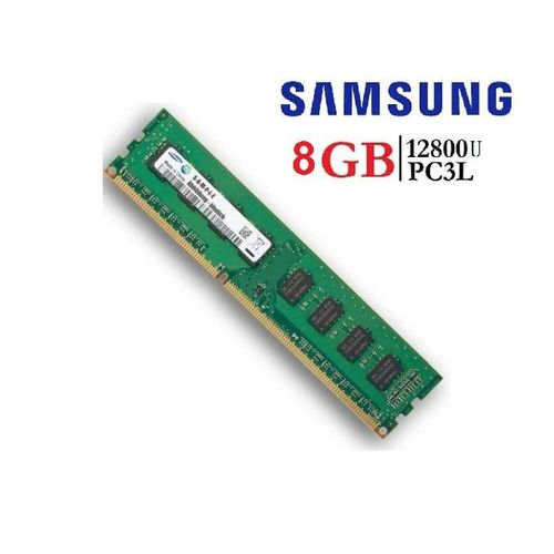 Samsung BARRETTE MÉMOIRE RAM  DIMM DDR3 – 8 GO  PC3L-12800U  1600 MHZ
 Fiche Technique et Prix au Maroc