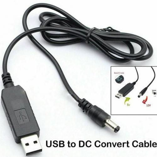 USB BOOST CABLE 5V To 12V 1A Convertisseur vers RouteurModemWifi
 Fiche Technique et Prix au Maroc