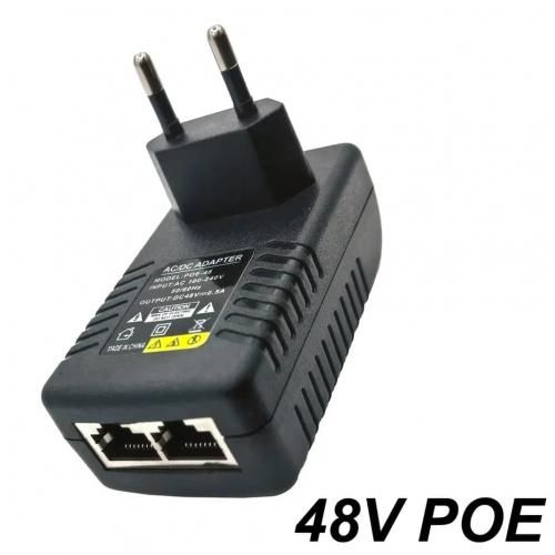 Adaptateur d'alimentation POE pour surveillance de sécurité CCTV, 48V
 Fiche Technique et Prix au Maroc