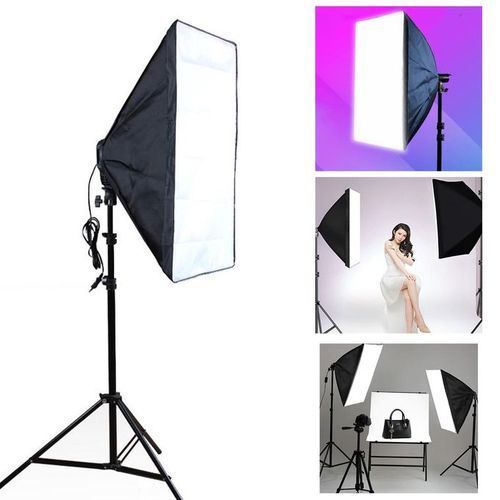 Softbox Shooting Lightbox Photographie Studio PRO, 50 cm x 70 cm (Sans TripodTrepied)
 Fiche Technique et Prix au Maroc