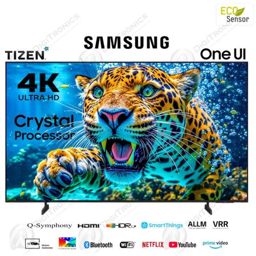 Samsung 65 Smart Tv Crystal 4K UHD HDR10+, Tizen One UI, Récepteur Intégré Motion Xcelerator, 65U8000F
 Fiche Technique et Prix au Maroc